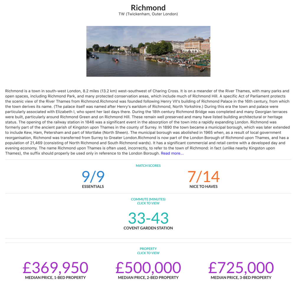 Rich people do live in Richmond. But it's still much cheaper than central London.