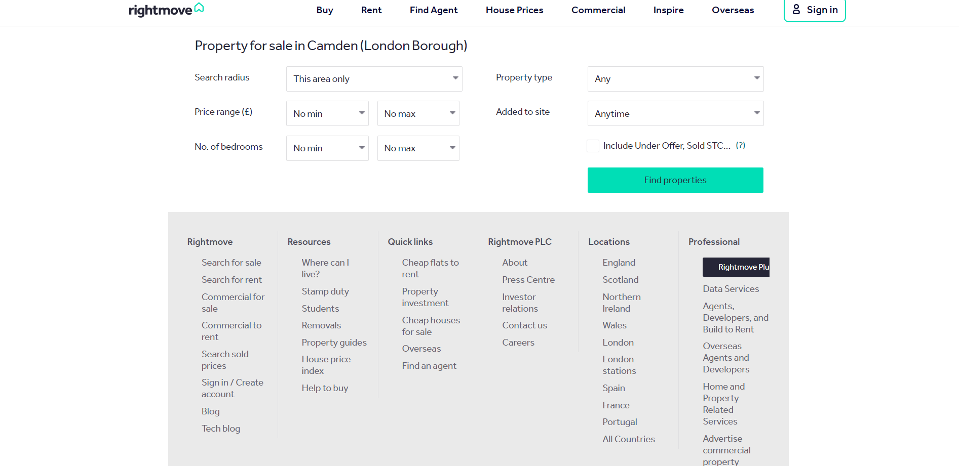 How to search by square footage on Rightmove - GeoGlider - Blog